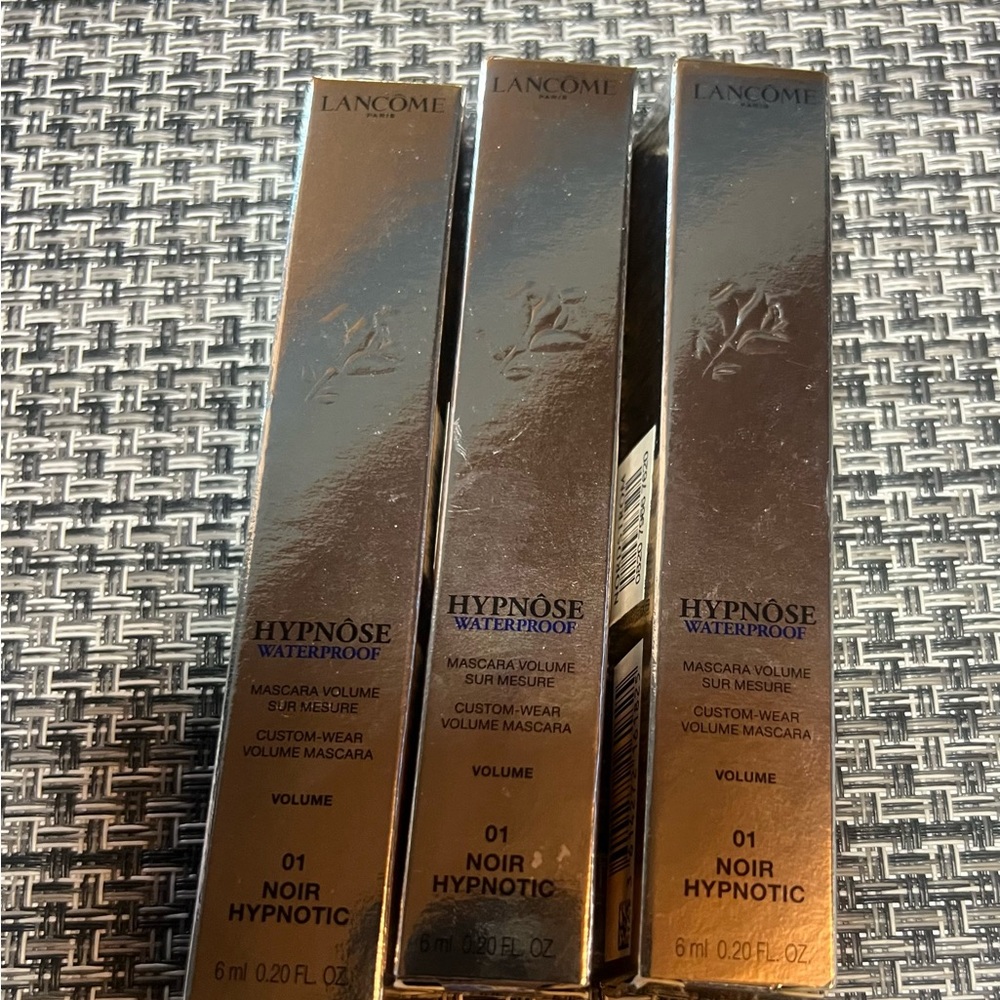 Lot of 3 Lancôme Hypnôse Waterproof 01 Noir hypnotic M11